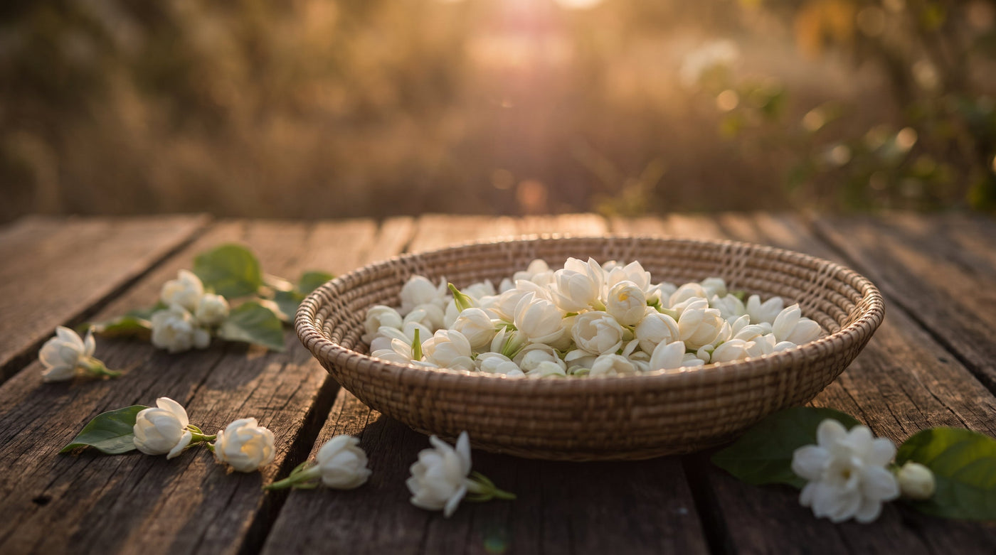 Jasminblüten ernten: Warum nachts?