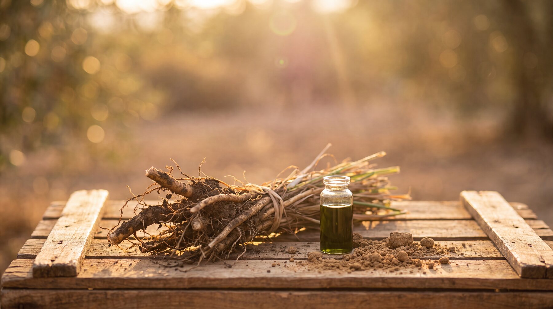 Vetiver: Hunderte Moleküle in einer einzigen Wurzel